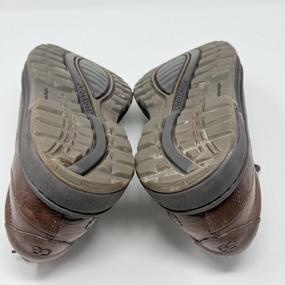 Rockport Blackville Derby Shoes Mens 10 W Wide Brown Tumbled Leather Casual main image 5